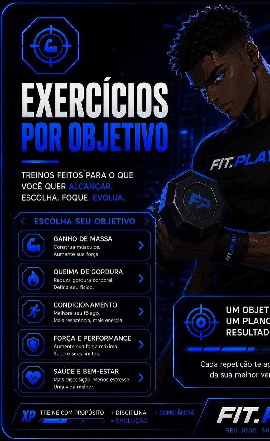 Exercícios por Objetivo